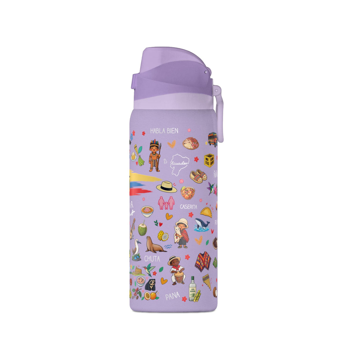 Ecuador Te Amo Water Bottle – 32oz Insulated Water Bottle