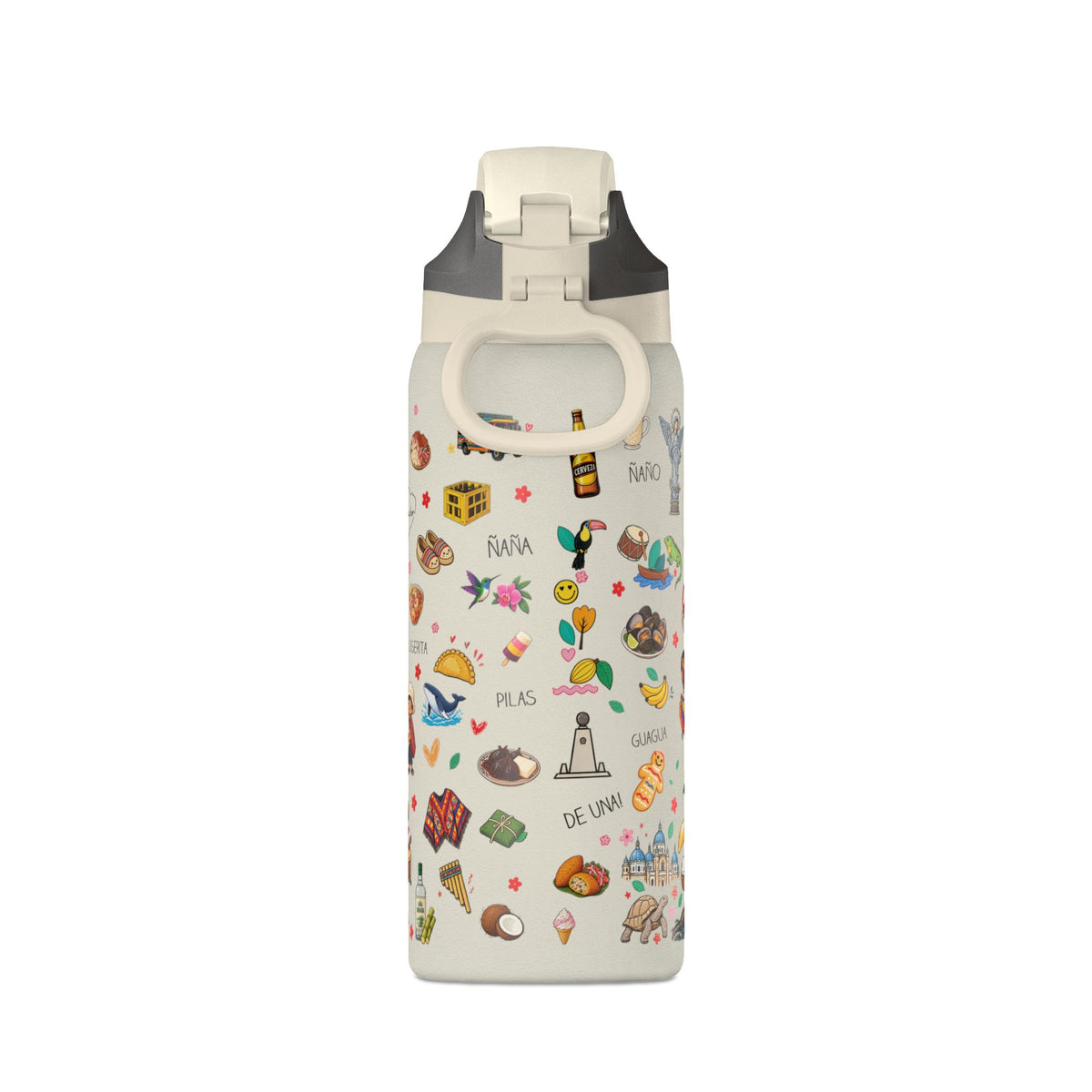 Ecuador Te Amo Water Bottle – 32oz Insulated Water Bottle
