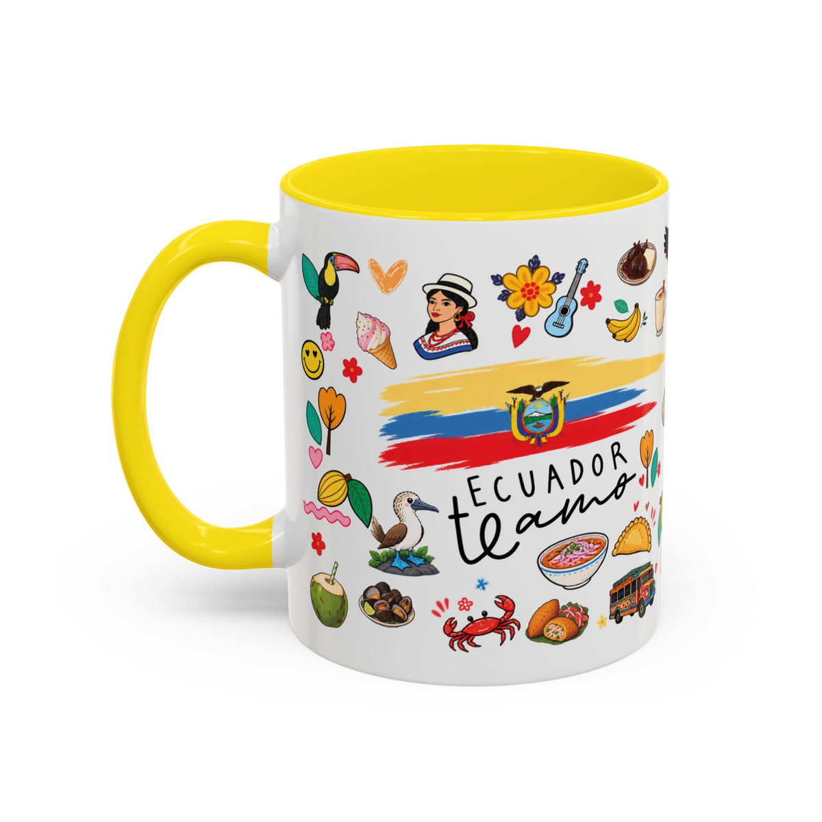 Ecuador Te Amo Mug – Ecuadorian Pride Coffee Cup | Gift for Ecuadorians Abroad