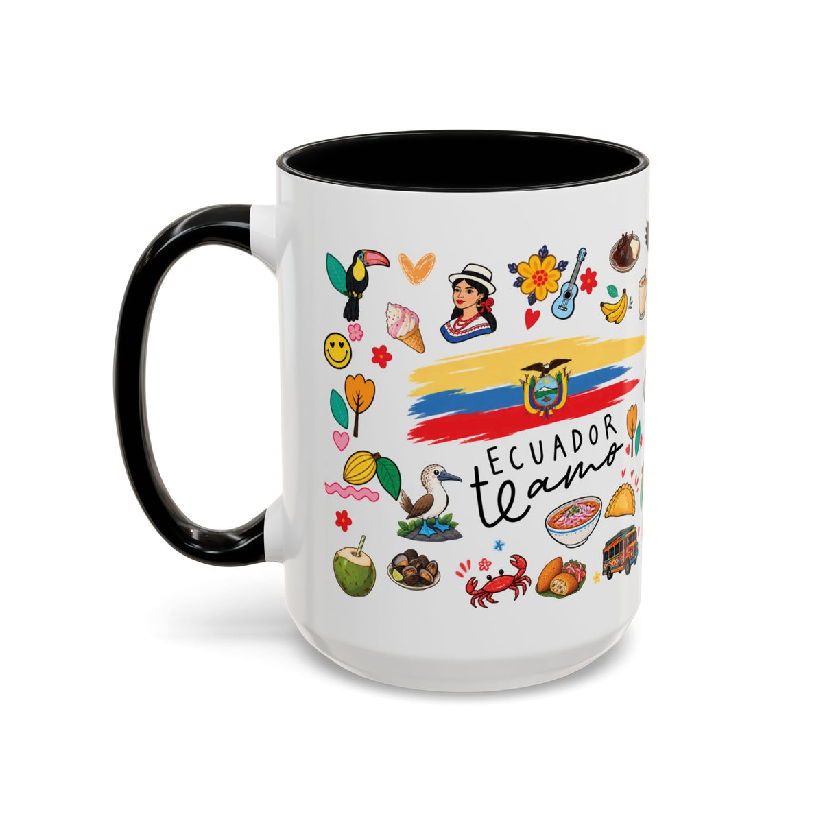Ecuador Te Amo Mug – Ecuadorian Pride Coffee Cup | Gift for Ecuadorians Abroad