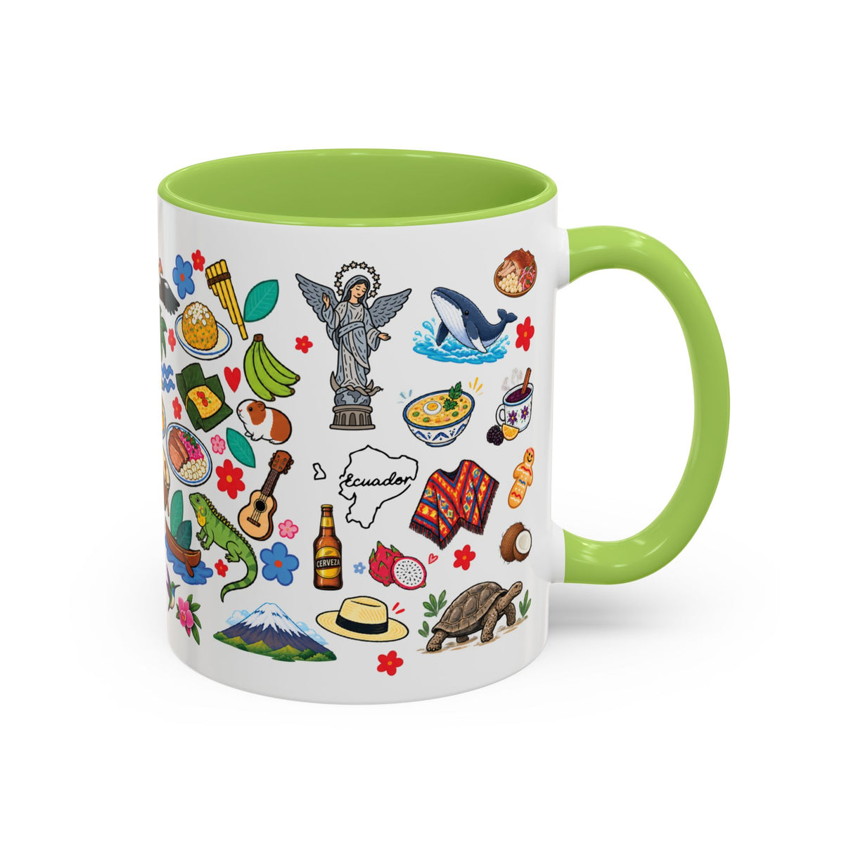 Ecuador Te Amo Mug – Ecuadorian Pride Coffee Cup | Gift for Ecuadorians Abroad