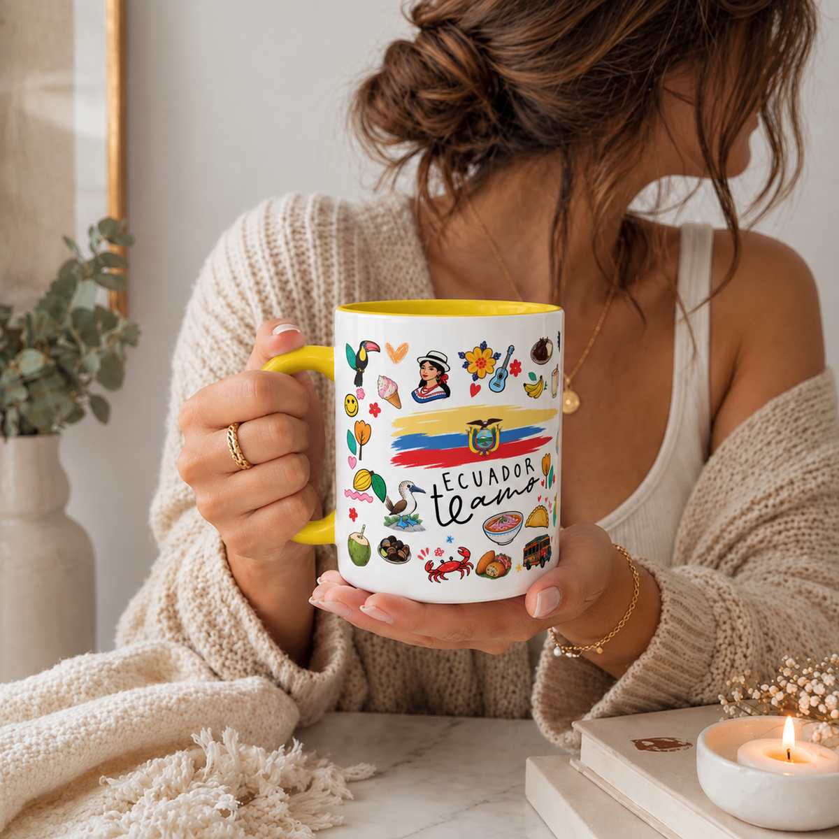 Ecuador Te Amo Mug – Ecuadorian Pride Coffee Cup | Gift for Ecuadorians Abroad