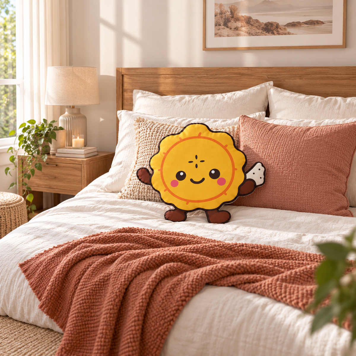 Ecuadorian Patacón Pillow – Cute Kawaii Fried Plantain Cushion