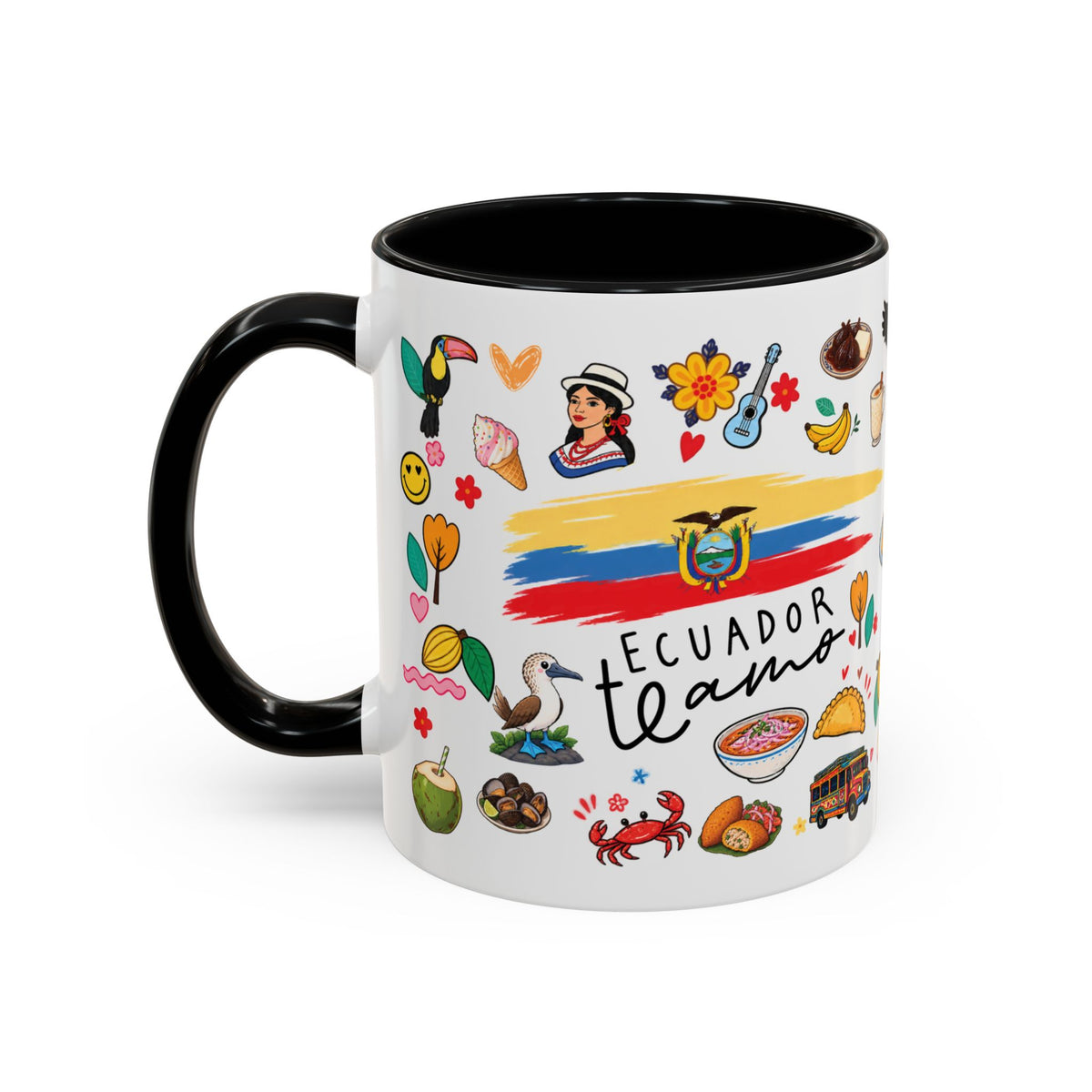 Ecuador Te Amo Mug – Ecuadorian Pride Coffee Cup | Gift for Ecuadorians Abroad