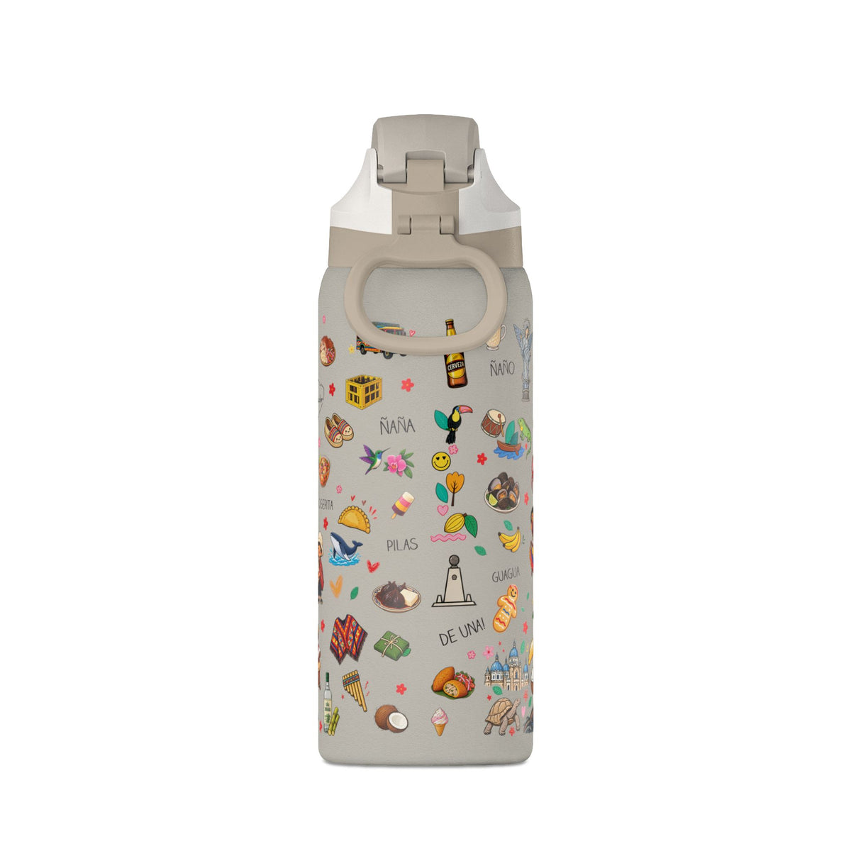 Ecuador Te Amo Water Bottle – 32oz Insulated Water Bottle