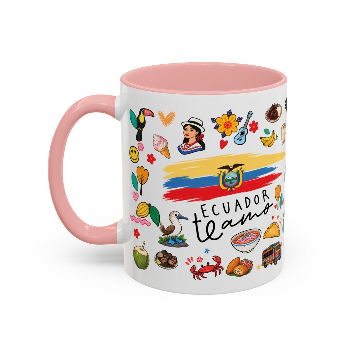 Ecuador Te Amo Mug – Ecuadorian Pride Coffee Cup | Gift for Ecuadorians Abroad