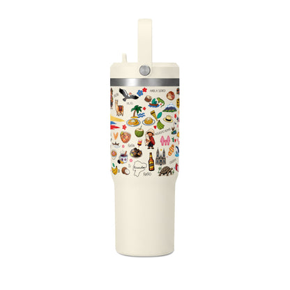 Ecuador Travel Adventure Tumbler – 32oz Insulated Stainless Steel Cup