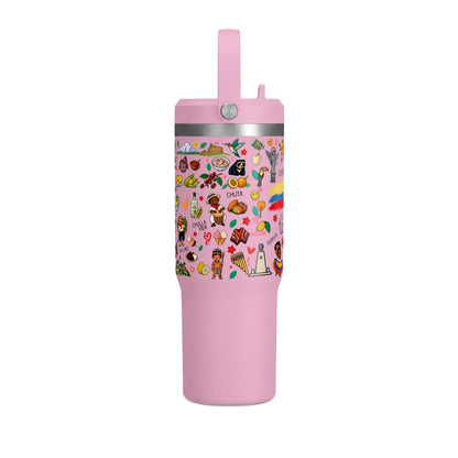 Ecuador Travel Adventure Tumbler – 32oz Insulated Stainless Steel Cup