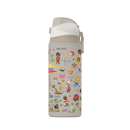 Ecuador Te Amo Water Bottle – 32oz Insulated Water Bottle