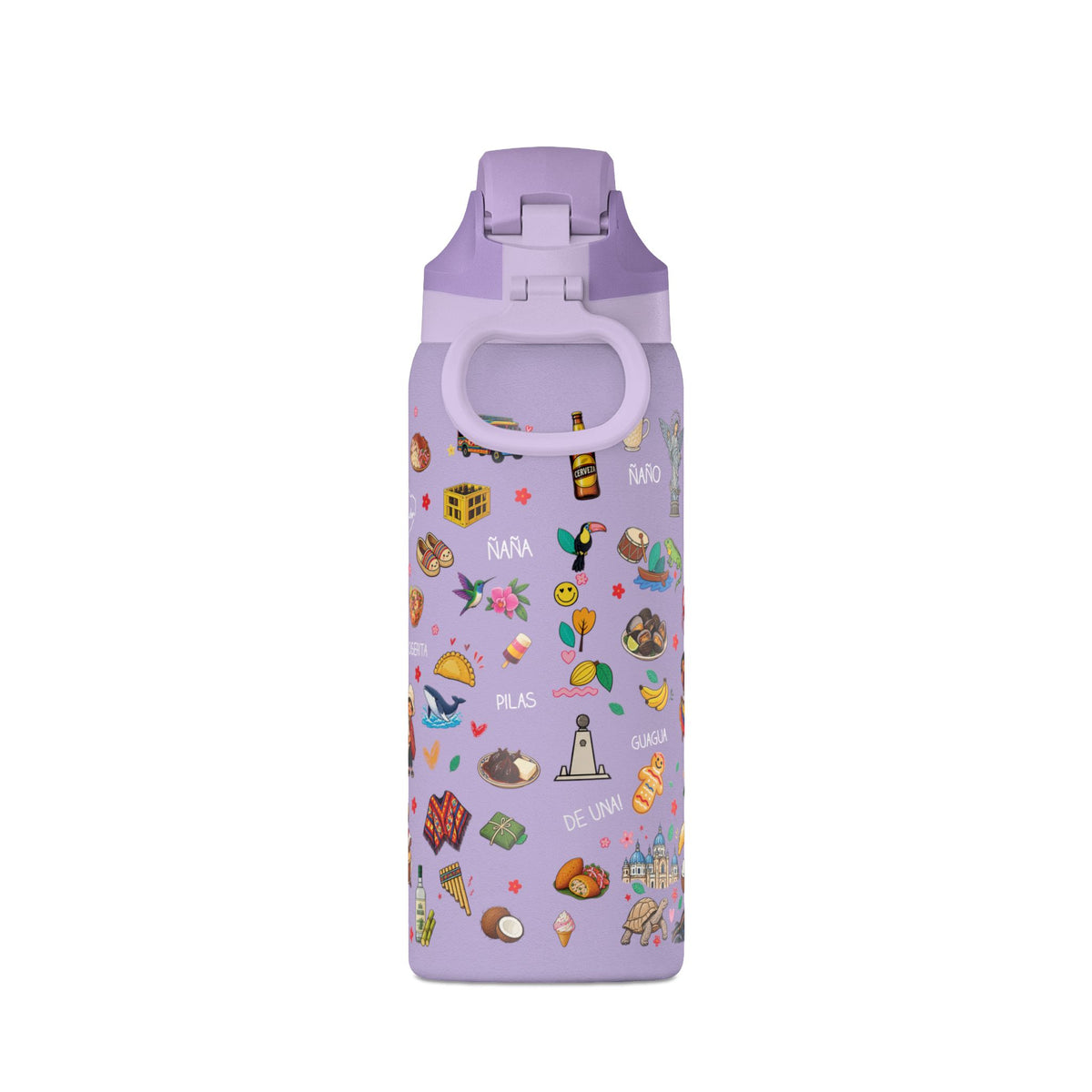 Ecuador Te Amo Water Bottle – 32oz Insulated Water Bottle