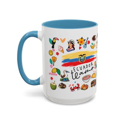 Ecuador Te Amo Mug – Ecuadorian Pride Coffee Cup | Gift for Ecuadorians Abroad