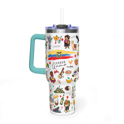 Ecuador Te Amo Tumbler, 40oz Vacuum Thermal
