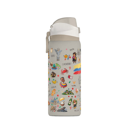 Ecuador Te Amo Water Bottle – 32oz Insulated Water Bottle
