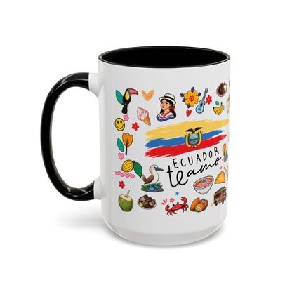 Ecuador Te Amo Mug – Ecuadorian Pride Coffee Cup | Gift for Ecuadorians Abroad