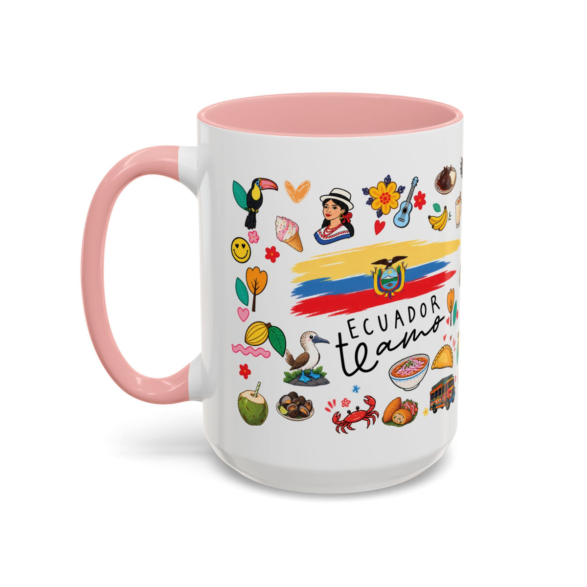 Ecuador Te Amo Mug – Ecuadorian Pride Coffee Cup | Gift for Ecuadorians Abroad
