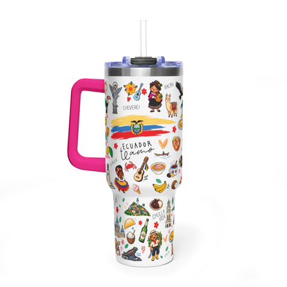 Ecuador Te Amo Tumbler, 40oz Vacuum Thermal