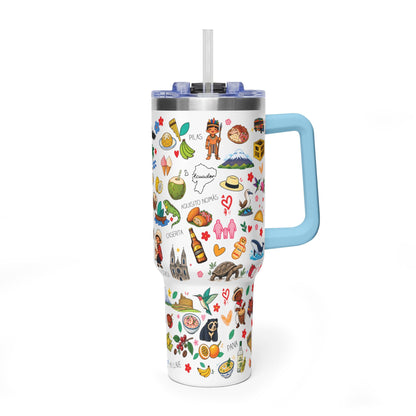 Ecuador Te Amo Tumbler, 40oz Vacuum Thermal