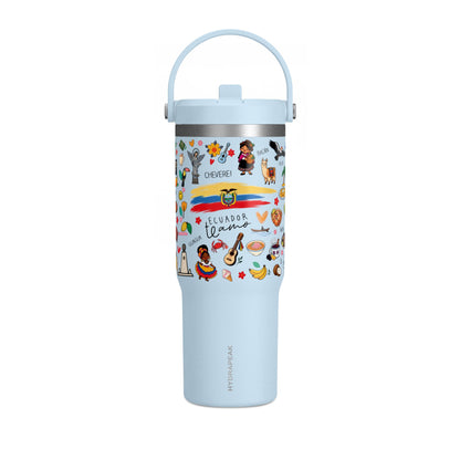Ecuador Travel Adventure Tumbler – 32oz Insulated Stainless Steel Cup