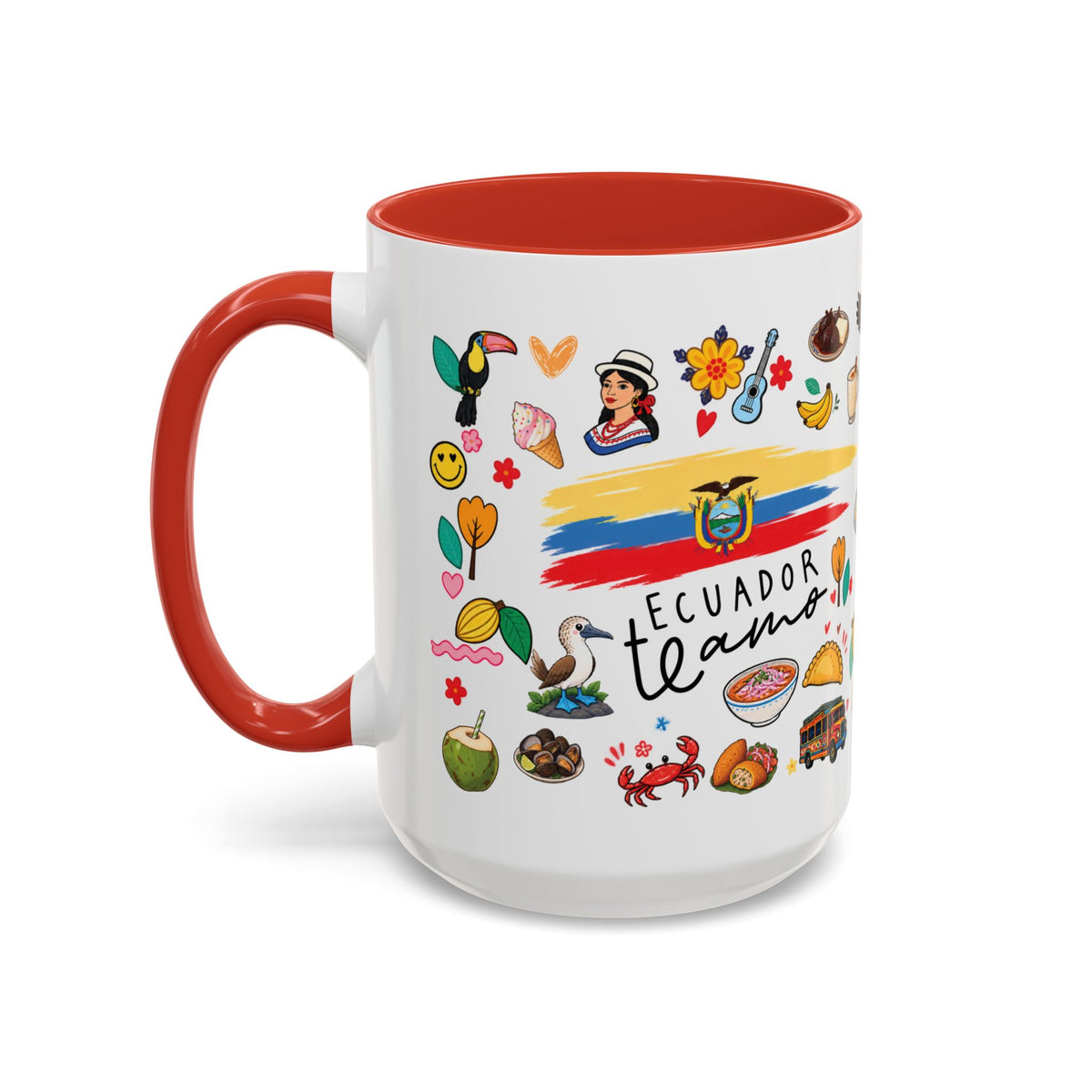 Ecuador Te Amo Mug – Ecuadorian Pride Coffee Cup | Gift for Ecuadorians Abroad