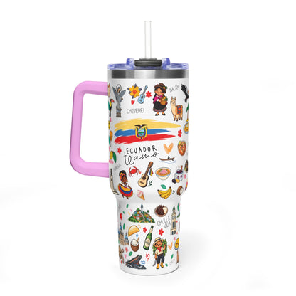 Ecuador Te Amo Tumbler, 40oz Vacuum Thermal