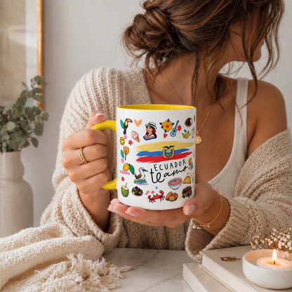 Ecuador Te Amo Mug – Ecuadorian Pride Coffee Cup | Gift for Ecuadorians Abroad