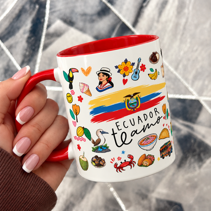 Ecuador Te Amo Mug – Ecuadorian Pride Coffee Cup | Gift for Ecuadorians Abroad