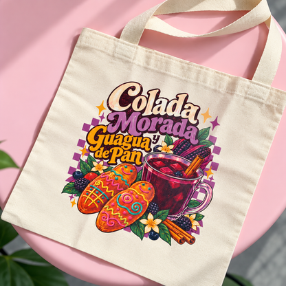 Colada Morada & Guagua de Pan – Ecuadorian Heritage Tote Bag
