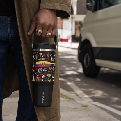Ecuador Travel Adventure Tumbler – 32oz Insulated Stainless Steel Cup