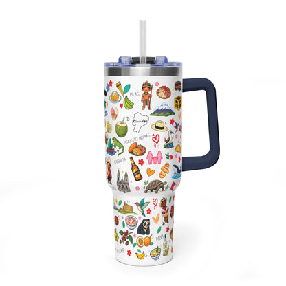 Ecuador Te Amo Tumbler, 40oz Vacuum Thermal