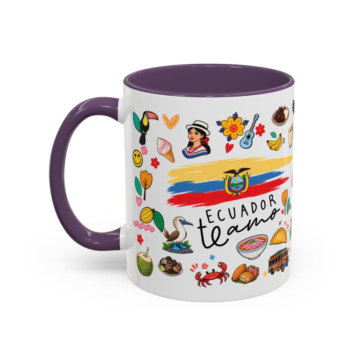 Ecuador Te Amo Mug – Ecuadorian Pride Coffee Cup | Gift for Ecuadorians Abroad
