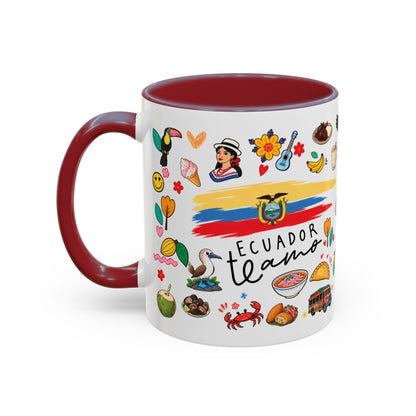 Ecuador Te Amo Mug – Ecuadorian Pride Coffee Cup | Gift for Ecuadorians Abroad