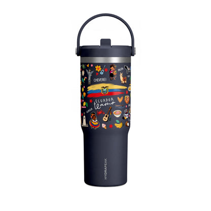 Ecuador Travel Adventure Tumbler – 32oz Insulated Stainless Steel Cup