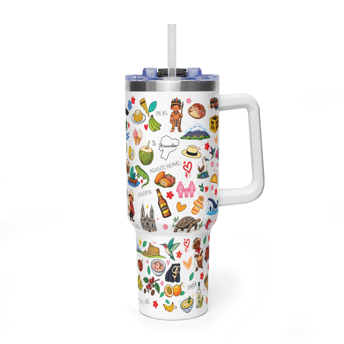 Ecuador Te Amo Tumbler, 40oz Vacuum Thermal