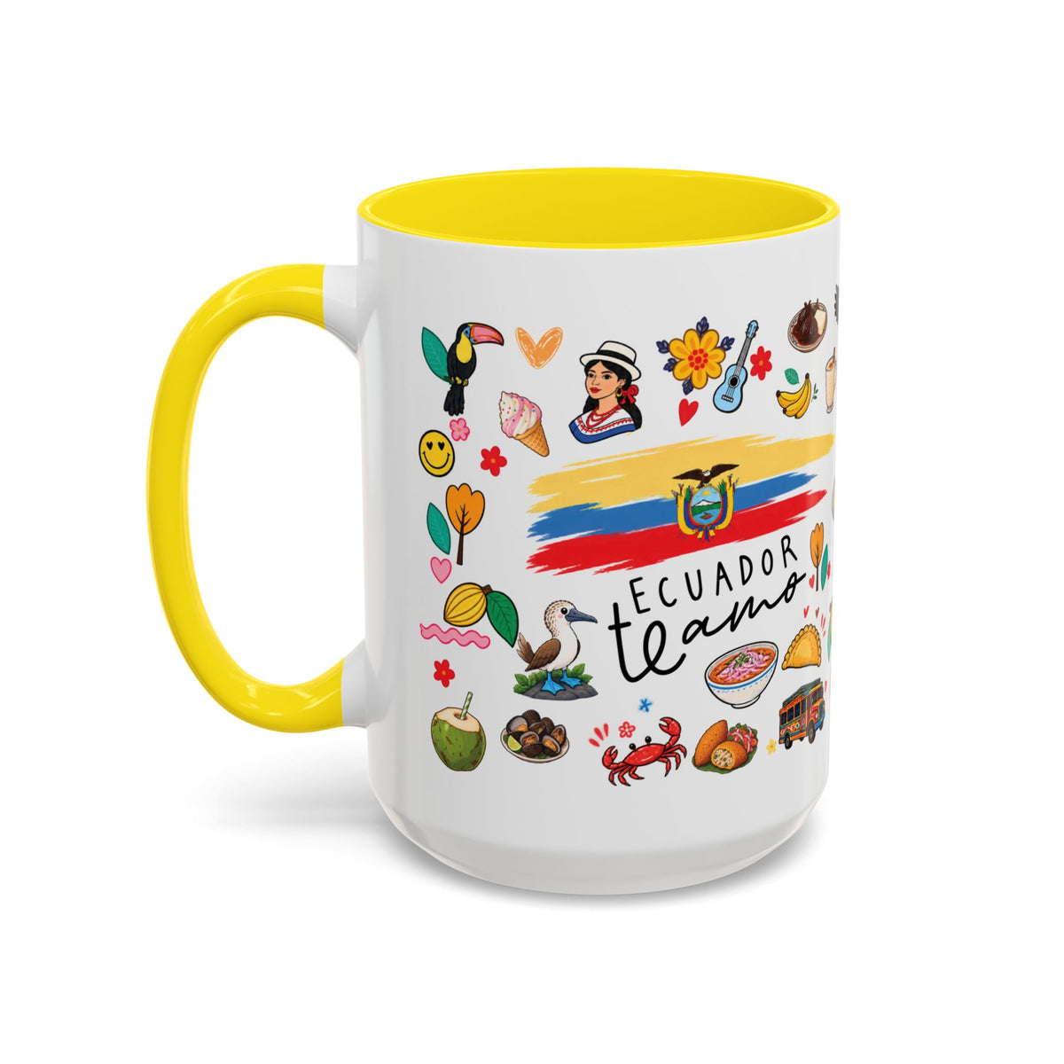Ecuador Te Amo Mug – Ecuadorian Pride Coffee Cup | Gift for Ecuadorians Abroad