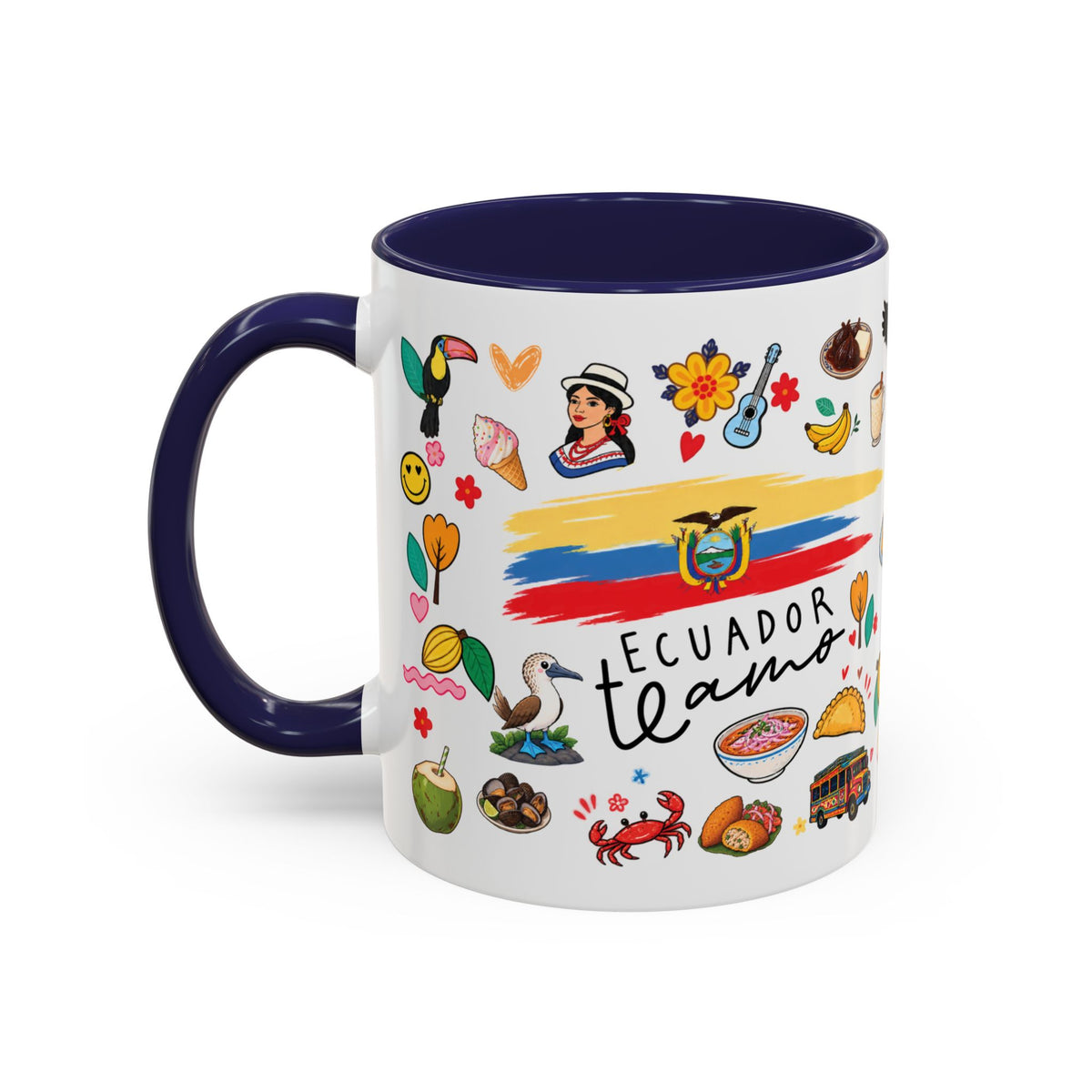 Ecuador Te Amo Mug – Ecuadorian Pride Coffee Cup | Gift for Ecuadorians Abroad