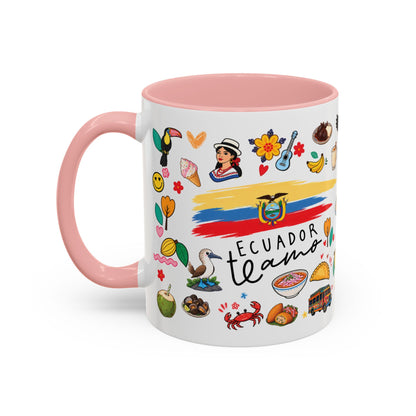 Ecuador Te Amo Mug – Ecuadorian Pride Coffee Cup | Gift for Ecuadorians Abroad