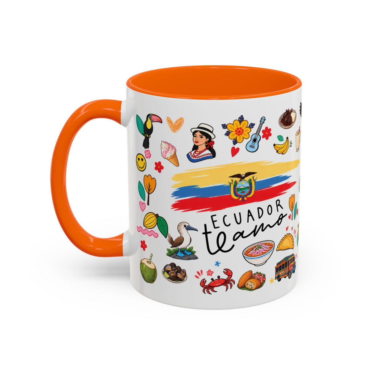 Ecuador Te Amo Mug – Ecuadorian Pride Coffee Cup | Gift for Ecuadorians Abroad