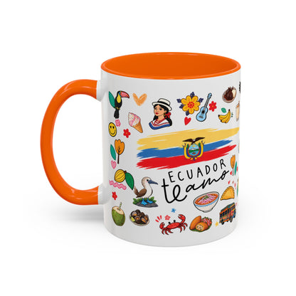 Ecuador Te Amo Mug – Ecuadorian Pride Coffee Cup | Gift for Ecuadorians Abroad