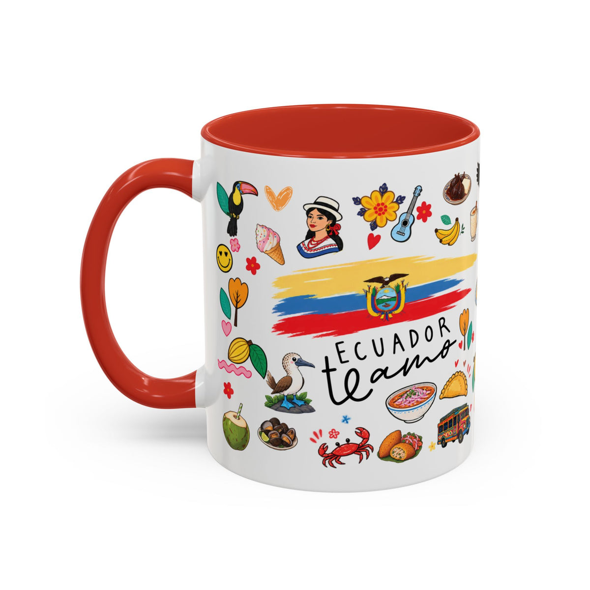 Ecuador Te Amo Mug – Ecuadorian Pride Coffee Cup | Gift for Ecuadorians Abroad