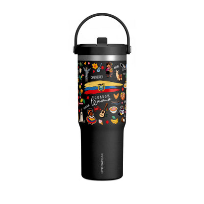 Ecuador Travel Adventure Tumbler – 32oz Insulated Stainless Steel Cup